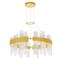 Cwi Lighting Guadiana 32 in LED Satin Gold Chandelier 1246P32-602 - alternate 1